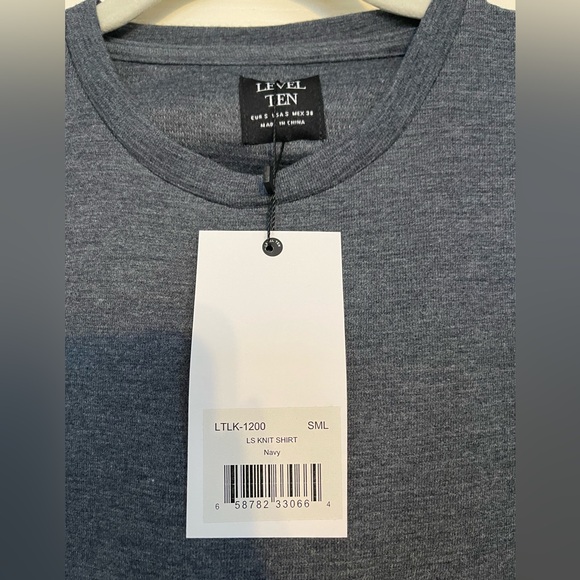 Men’s Level Ten Navy Pullover Size Small - Picture 2 of 4